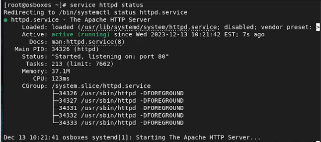 Sweshi's Tutorials | Installing and Configuring the Apache Web Server ...
